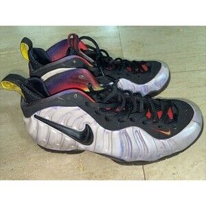 Nike Air‎ Foamposite Red/Black/white Women 10-10.5